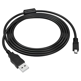 Replacement USB Camera Data Transfer Cable Cord Compatible with Fujifilm X10, X20, XF1, FinePix S4500 S4200 JX650 JX660 JX675 JX680 AX385 AX500 AX510 J10 J100 J12 & More, 4.9FT/1.5M