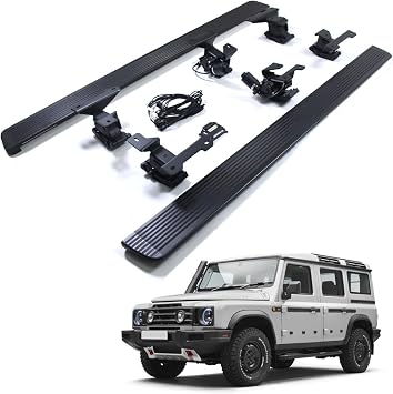 Electric Power Running Boards Automatic Side Steps Retractable Foldable Foot Bar Fit for Ineos Grenadier & Quartermaster Pickup