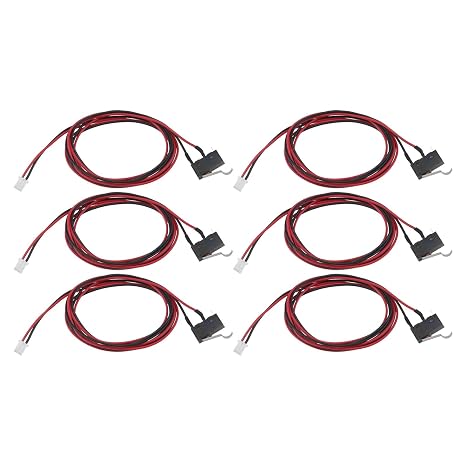 OTOTEC 6pcs Micro Limit Switches Momentary Limit Switch Touch Micro Limit Switch Snap Action Micro Switch Compatible with Genmitsu 3020-PRO MAX CNC Machine