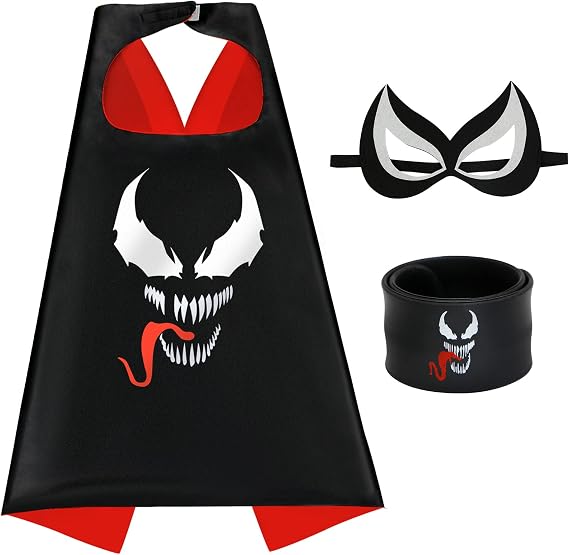 Kids Dress Up Capes and Masks Set, Kids Costume for Party Favor