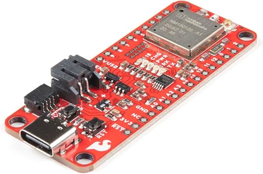 SparkFun Compatible with LoRa Thing Plus - expLoRaBLE-NM180100 System in Package(SiP)-Ambiq Apollo3 microcontroller-Includes Semtech SX1262 LoRa transceiver-Supporting 868MHz & 915MHz Bands & BLE