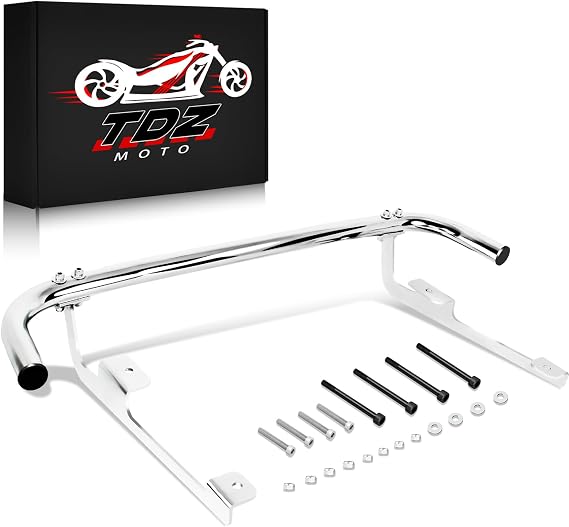 Chrome Bumper Guard Rear Crash Bar for Harley Tri Glide 2009-2024, CVO Tri Glide Guide 2020-2022-2