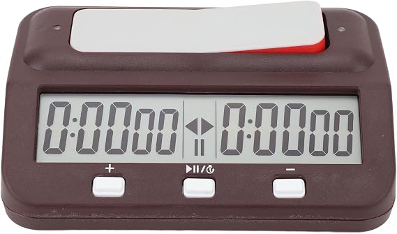 Chess Clock Digital Chess Timer Professional for Board Games, Advanced Digital Chess Clock & Game Timer with Delay Count Down Up Function, Chess Clock Timer for Chess