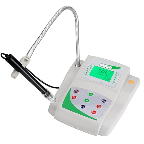 Lab Benchtop pH Meter - Digital Bench Top pH Meter and Electrode,Laboratory ph Meter for Liquid,0.01 pH Accuracy,with Data Storage Function