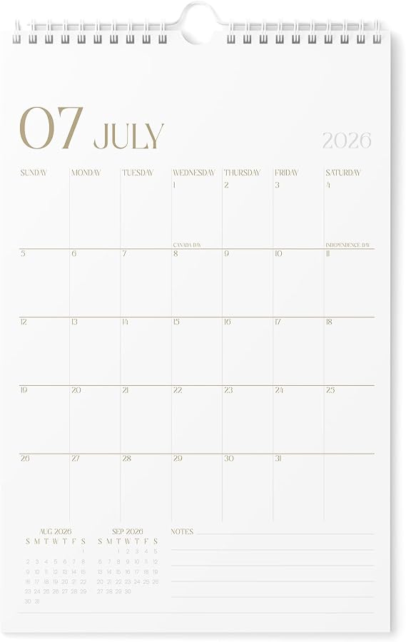 Karto Wall Calendar 2026-2027 11x17 in - Stylish