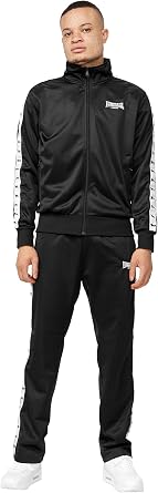 Lonsdale Men Tracksuit Wyberton, Color:Black, Size:XL