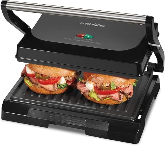 Proctor Silex Panini Press Sandwich Maker Grill & Electric Indoor Grill