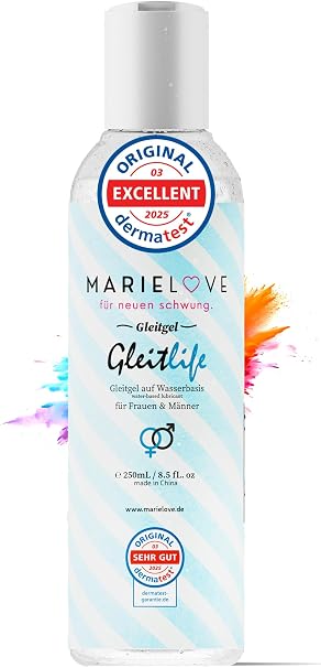 Water-based Lubricant 250 ml - Odourless & Tasteless - for Silicone Products & Massagers - Dermatologically Tested - Long-Lasting Lubricant for Men and Women