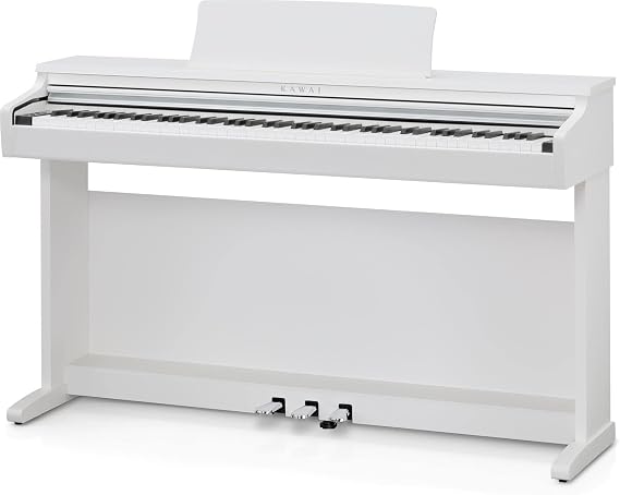 Kawai KDP120 88-Key Digital Piano with Bench, Premium Satin White