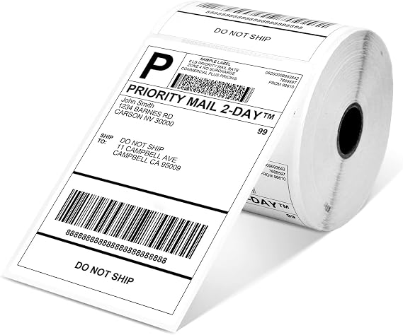 4x6 Thermal Labels (Pack of 500 4x6 Roll Shipping Labels)