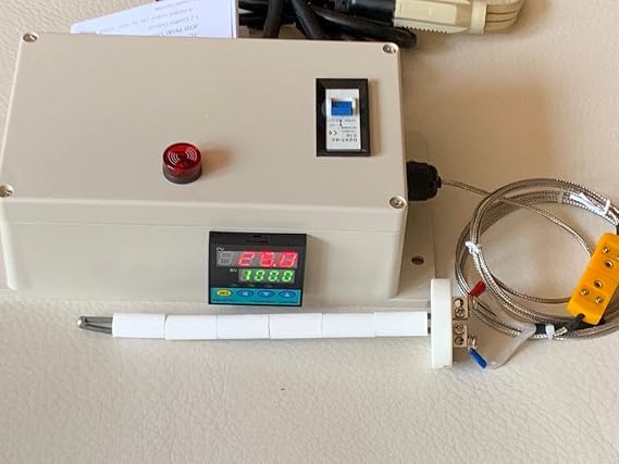 Plug & Play PID Ramp Soak Time Cycle Kiln Oven Temperature Controller 60 Segment Pottery Glass Annealing 120V/20Amp
