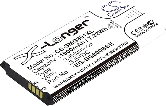 1900mAh Battery For SAMSUNG Galaxy S5 Dx, Galaxy S5 Mini, SM-G800,