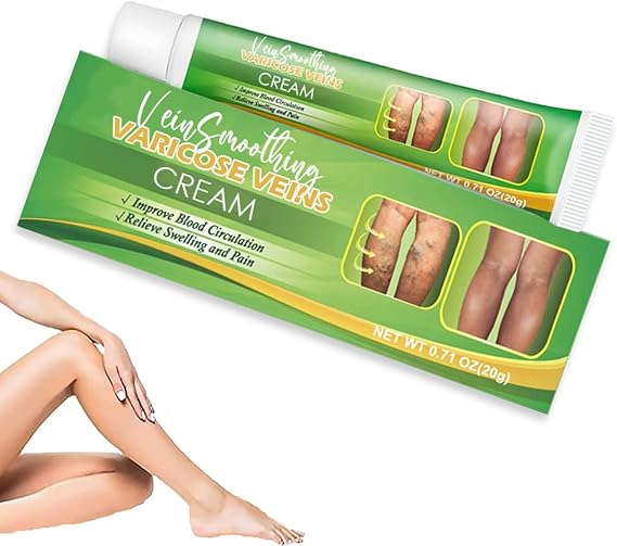 VeinSmoothing Varicose Veins Cream, 20g Varicose Vein Repair Cream, Veinhealing Varicose Veins Treatment Cream, Anti Varicose Vein Soothing Leg Cream, Improve Blood Circulation