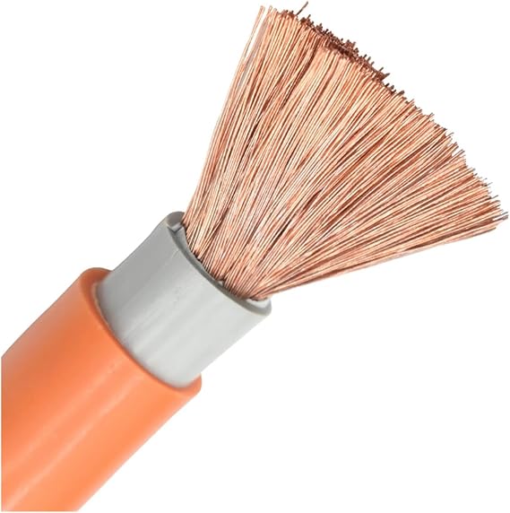 Wire and Cable Thick Wire Welding Machine Cable Multiple Strand Copper RVV10 16 25 35 50 70 120 185 240 Square Car EV Charging Soft Cable Wire and Cable(120 mm2)