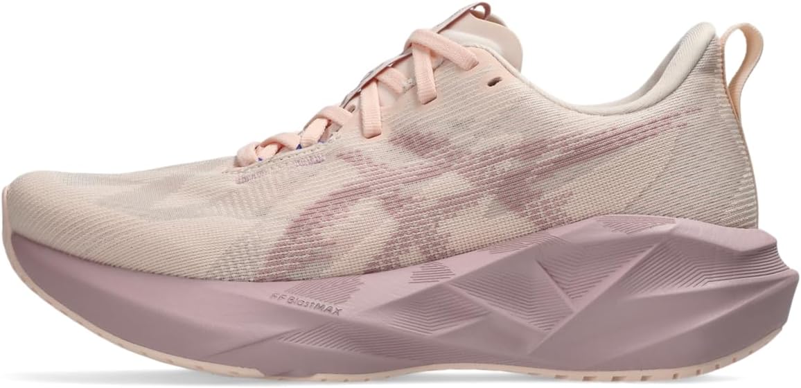 ASICS Women's Novablast 5 Running Shoe, Pearl Pink/Morganite, 9