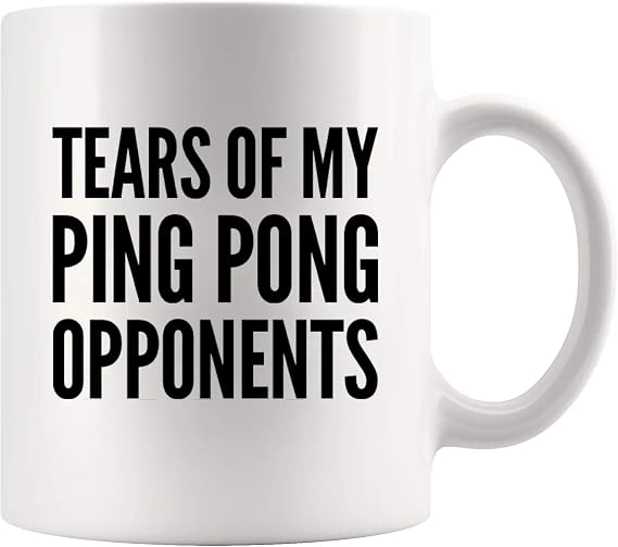 Panvola Tears Of My Ping Pong Opponents Sports Gift Ceramic Mug White