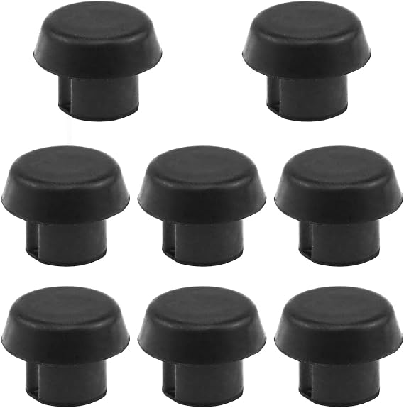 8 PCS Billiard Cue Bottom Plug Protection Pad, Billiard Cue Tail Cover Protection Accessories, Pool Cue Stick Joint Protector, Pool Cue Accessories, Billiard Cue Bottom Cover Protection Plug