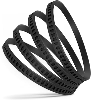 45-69-0010 Replacement Blade Pulley Tires 4-PK Compatible with Millwaukii Deep Cut Band Saw 6230 6232-6 6225 AO2807 6238N Portaband Rubber Belt Wheel 2729-20 6238-20