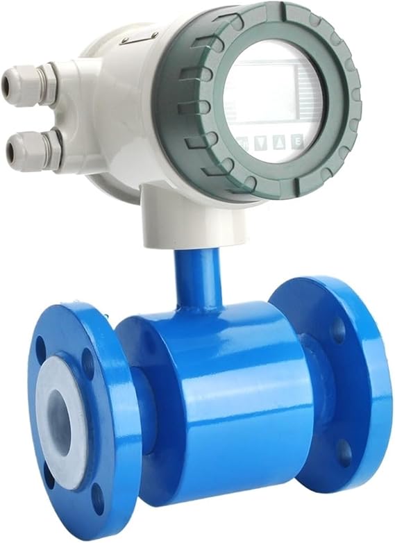Water Meter,Digital Liquid Crystal flowmeter 2 4 8 Inch Digital Display Water Flow Meter Pipeline Water Electromagnetic Magnetic Flowmeter