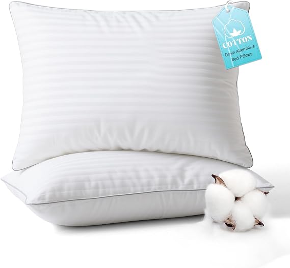 Bed Pillows King Size Set of 2, 20x36 Inch
