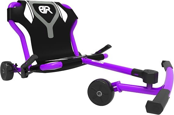 EzyRoller Pro X Ride On Toy for Kids and Adults, Ages 9+, Up to 220 lbs - Purple | Award-Winning Outdoor & Indoor Riding Toy for Boys & Girls, Up to 220 lbs