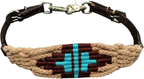 Showman Wool Blend Multi-Strand Wither Strap w/Aztec Design
