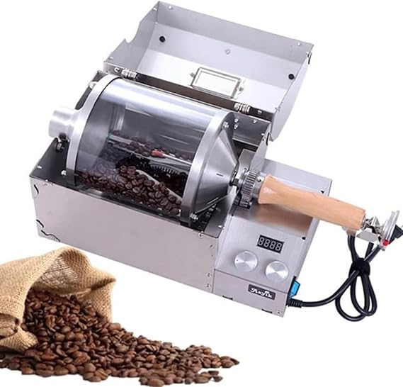 Automatic Coffee Roaster1200W, 500g Home Coffee Bean Baking Machine, Automatic Small Hot Air Coffee Roaster,Nut Peanut Cashew Chestnut Roasting