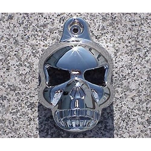 i5 CHROME SKULL HORN COVER for Harley Davidson Softail Dyna Electra Glide Road King...
