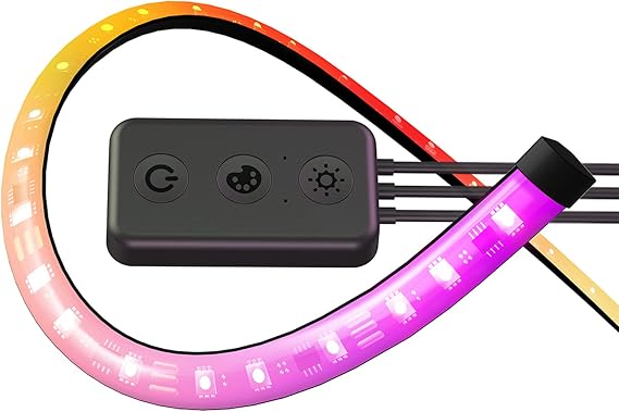 Lytmi Pro Immersion Monitor Backlight for Windows PC, Screen & Music Sync, Replace RGB Light Bar, Ambient Gaming Room Setup Accessories Decor Light for 0~42"