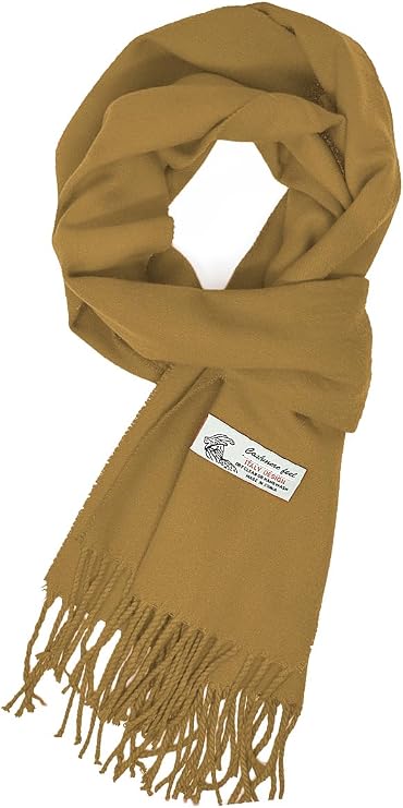 Glory Max Unisex Plain Solid Color Winter Scarf Cashmere Feel Soft Classic 72"x12"