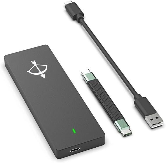 GLOTRENDS M.2 22110 NVME Enclosure for M.2 Key-M NVME SSD (Sagittarius)