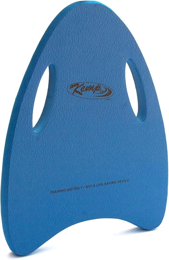 Kemp USA Contour Swim Kickboard with Handles EVA Foam Training Board Pool Swim Training Aid for Kick Drills Water Aerobics & Swim Teams 16.5 x 12.25 in Royal Blue