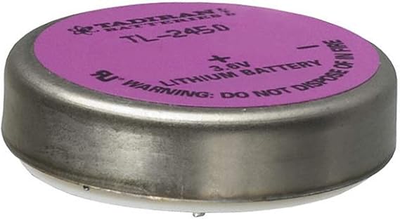 Tadiran 2 x TL-2450/P 3.6V 0.55 Ah Lithium Battery w/PC Pins