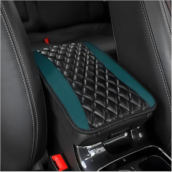Moly Magnolia Car Center Console Pad, Blackish Green