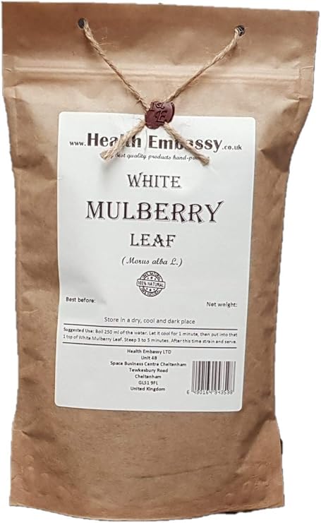 Health Embassy White Mulberry Leaf (Morus alba L), 50g