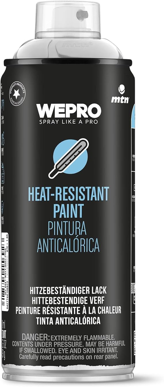 MTN PRO Heat-Resistant Paint Silver 400ml