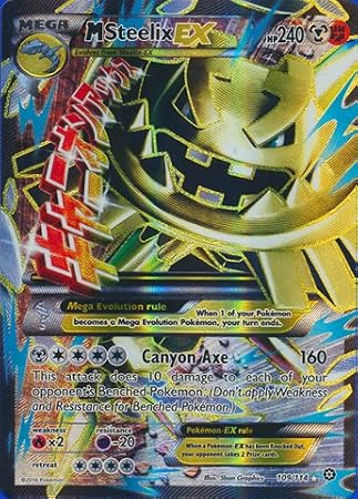 Pokemon - Mega-Steelix-EX (109/114) - XY Steam Siege - Holo