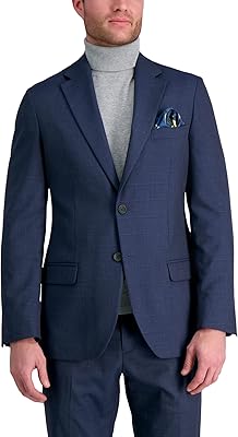 Haggar Mens Jmh Premium Stretch Tailored Fit Suit Separate Pants and Jackets
