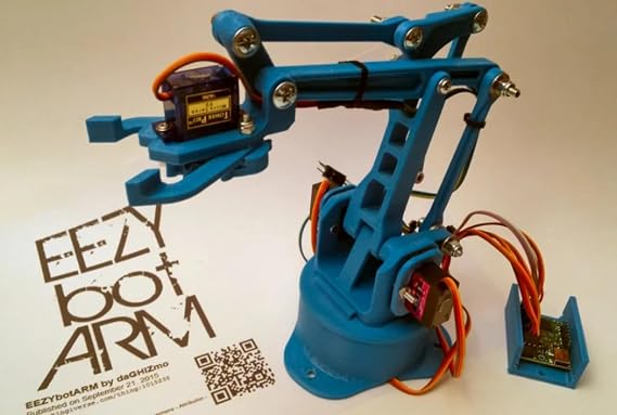 Arduino ile Uyumlu Robot Kol Parçaları Eezybotarm Vidalar Dahil