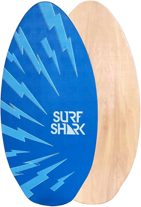 35 to 41 inch Deluxe Wood SkimBoards w/ EVA Traction Grip Pad for X-Grip | Wooden Skim Board for Kids Adults