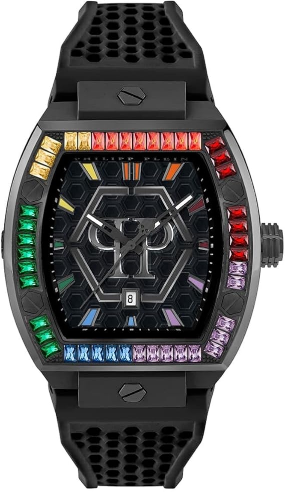Philipp Plein Men Analogue Quartz Watch The Hexagon Phantom