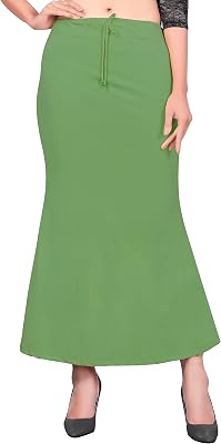 KNETLI Cotton Lycra Saree Shapewear Petticoat for Women,Fish Cut Shapewear