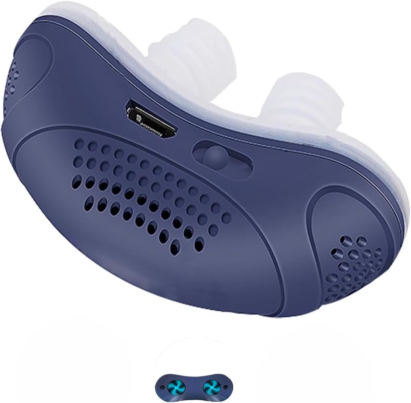 Anti Snoring Devices Effective Snoring Prevention and Breathable Mini Anti Snoring Sleep Aid Suitable Solution for Women Men Snoring（Blue