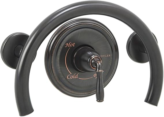 ADA Grab Bar Ring for Bathtub & Shower Valve/Bathroom Aid/304 Stainless/Oil Rubbed Bronze/ 12" x 10"