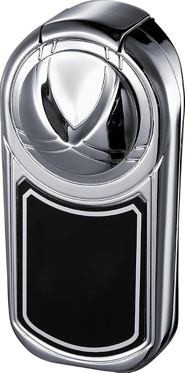 Visol Dobrev II Double Jet Flame Polished Chrome Wind-Resistant Cigar Lighter- VLR500907