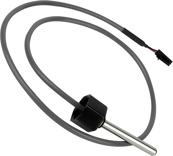 Hot Tub Sensor for Balboa, Compatible with Balboa Heater M7 System 32016 30344 30042 30382, 24" Temp/Hi-Limit, 1/4" Diameter