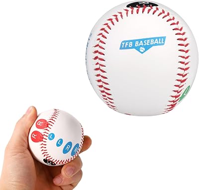 Training Baseball, Soft Baseball Grip Trainer with Finger Placement Marker Softball Drill Equipment Machine Accessories for Teenagers Beginners to Learn Multiple Ball Grips Soft