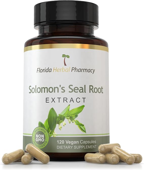 Solomon's Seal Root Extract Supplement Capsules 10:1 (120 Capsules)