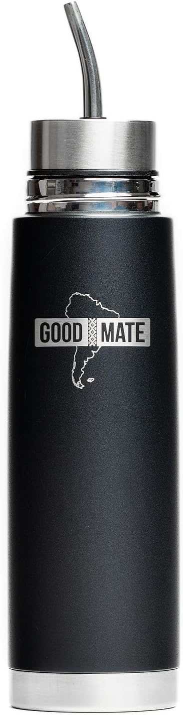 Autocebante Yerba Mate Cup, 500ml Insulated Bottle, Shadow Steel