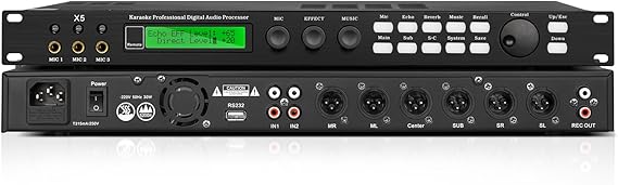 Depusheng X5 Digital Mixer Reverberator Microphone KTV Karaoke Audio Processor